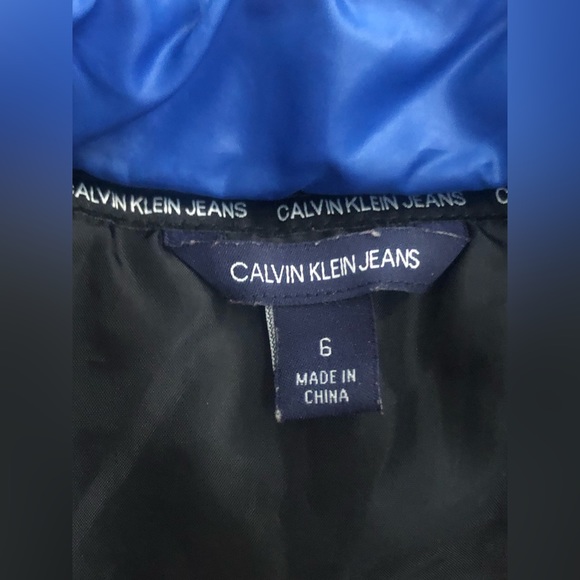 Calvin Klein Boys Puffer Vest Size 6 - Picture 5 of 6